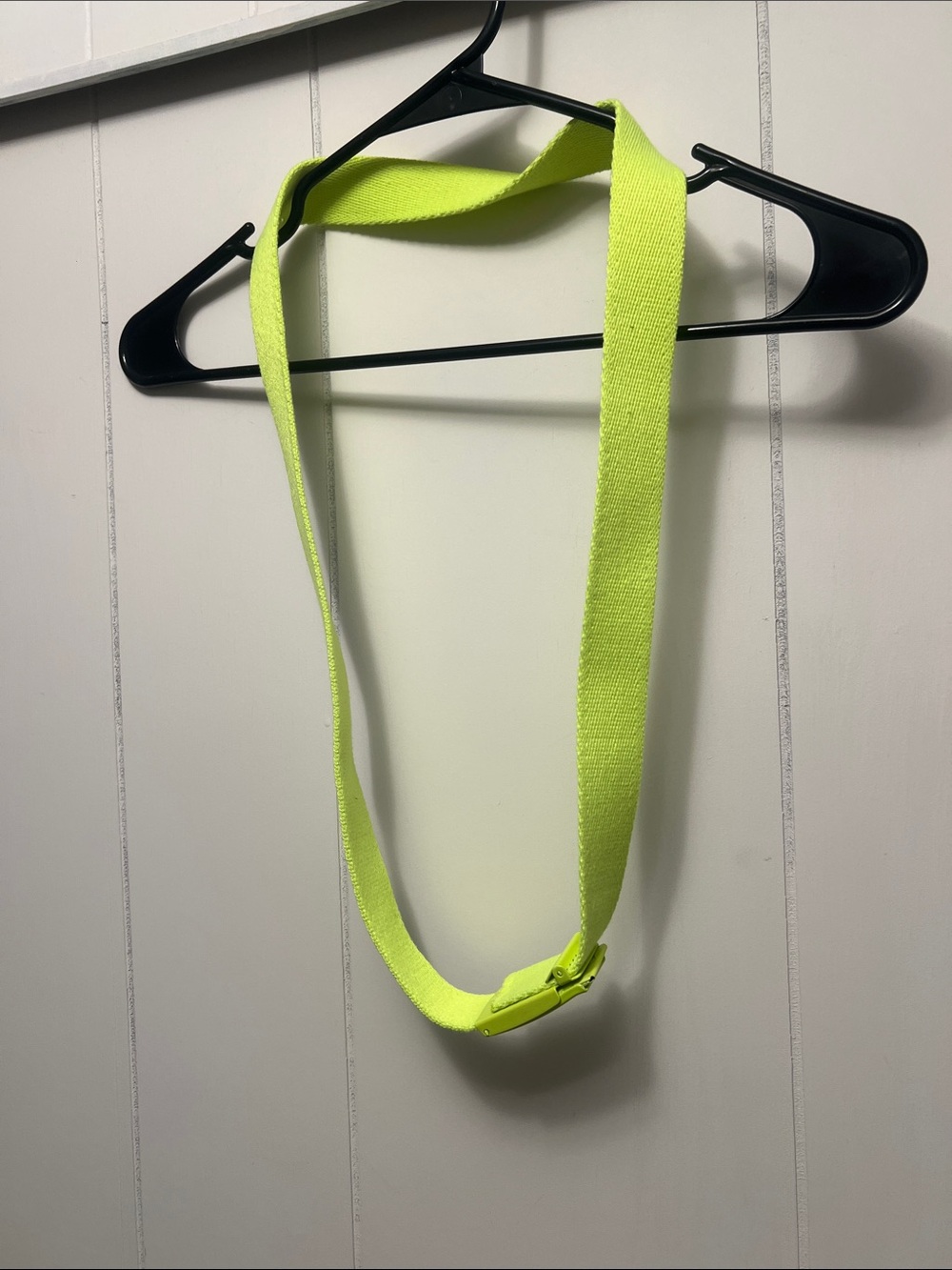 Neon Yellow Safety Webbing Belt